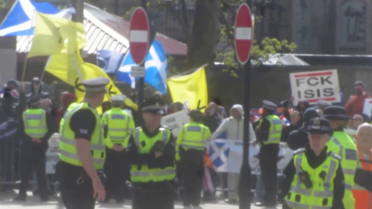 UAF Protest Against SDL in Wishaw 2017 Video 11