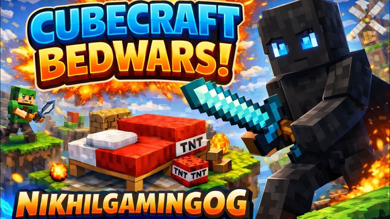 ||Minecraft bedrock edition||Cubecraft server beswar