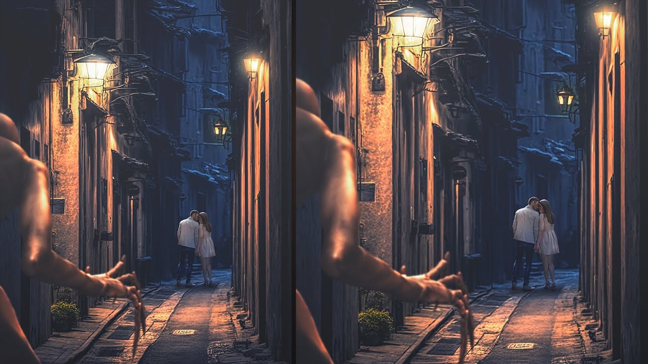 The devil is chasing Photo Manipulation Photoshop Tutorial #photoshop #photomanipulation