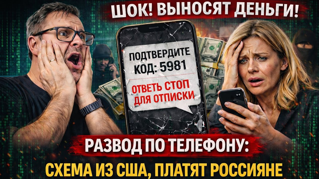 Телефонный развод: схему придумали в США, платят россияне!!! Как меня кинули мошенники в Америке !