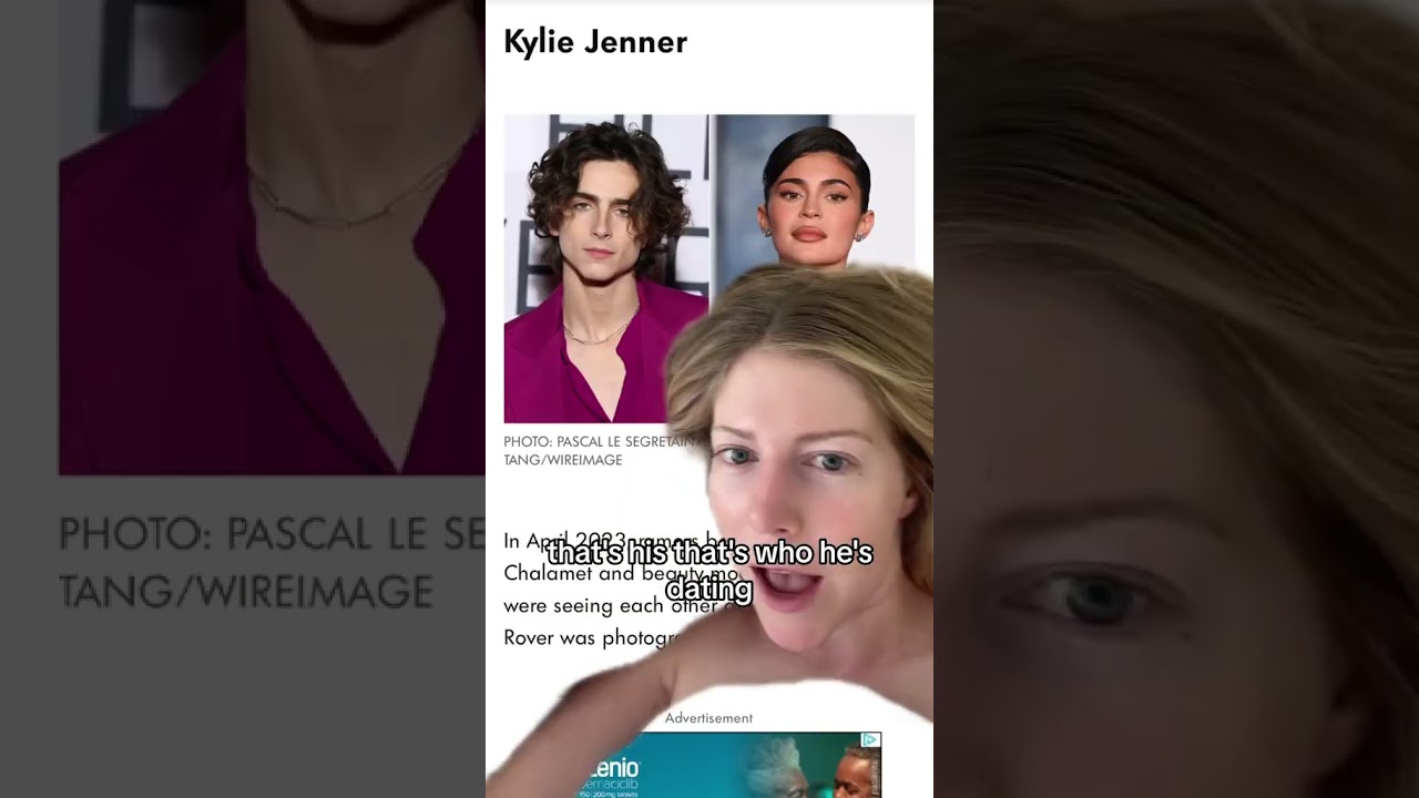 I think #kyliejenner is in fact #timotheechalamet type!