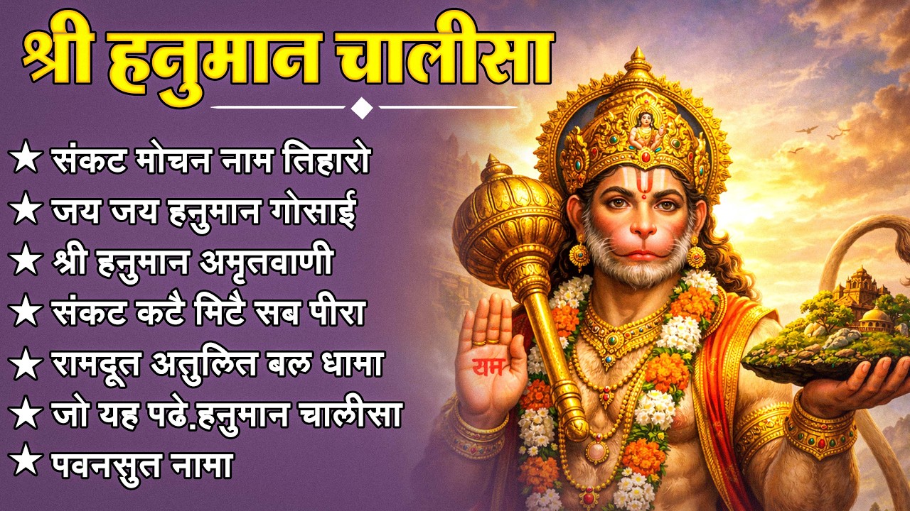 श्री हनुमान चालीसा 🌺🙏 Shree Hanuman Chalisa Original Video 🙏🌺 Gulshan Kumar Hariharan Full HD
