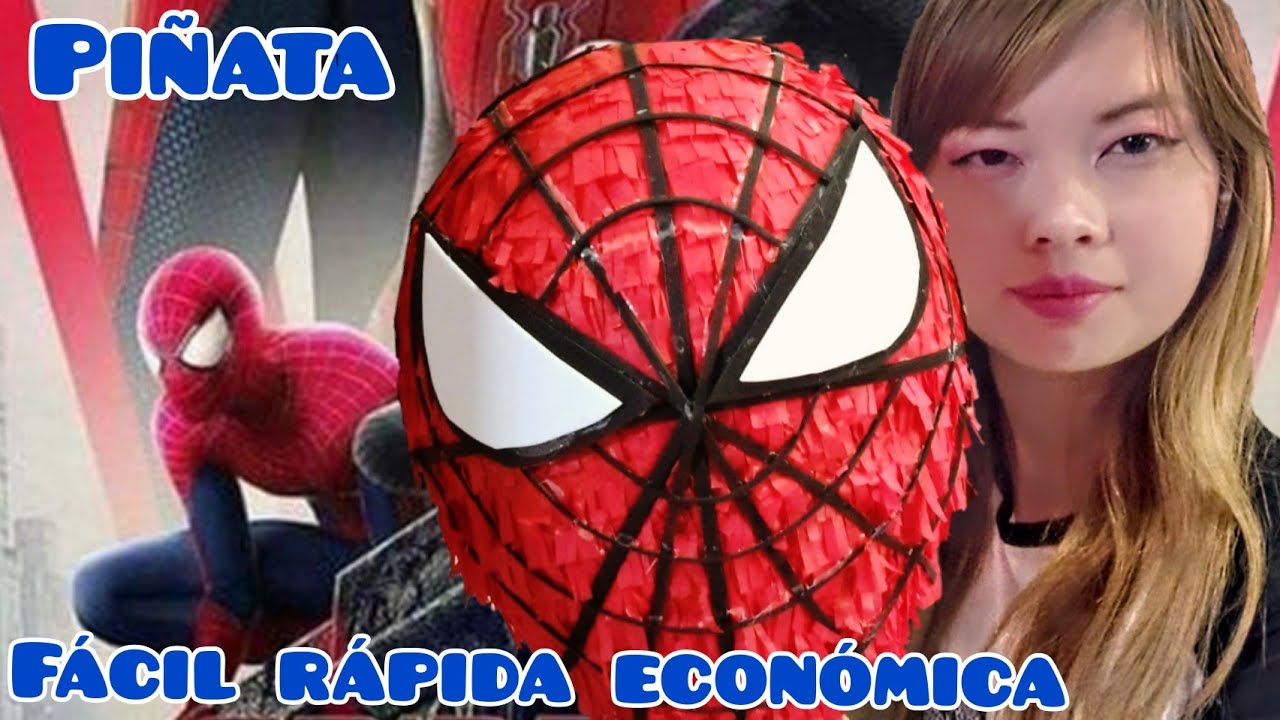 CÓMO HACER UNA PIÑATA DEL HOMBRE ARAÑA PASO A PASO
