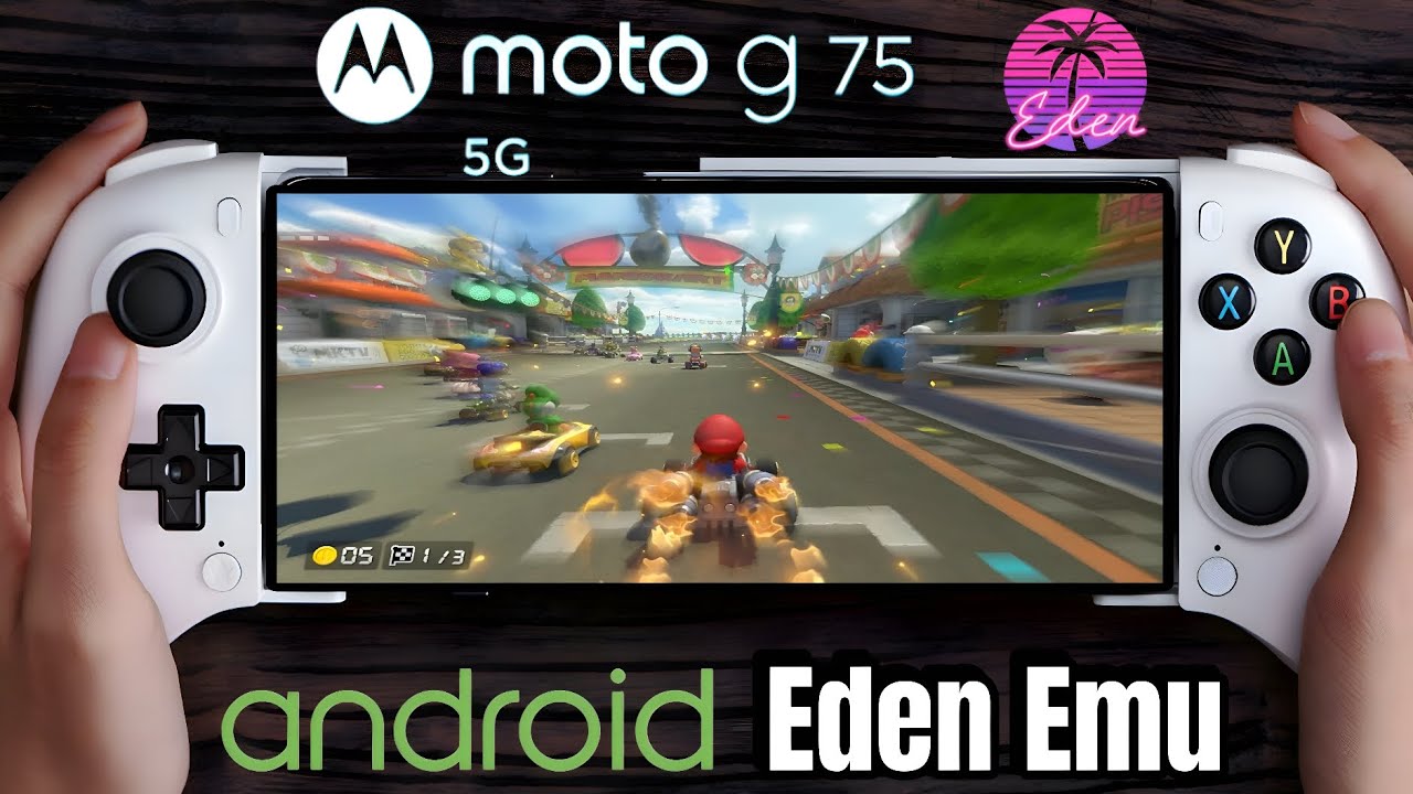 Mario Kart 8 Deluxe Shaders FX en Eden Emu Android Nueva Versión Snapdragon 6 gen 3 