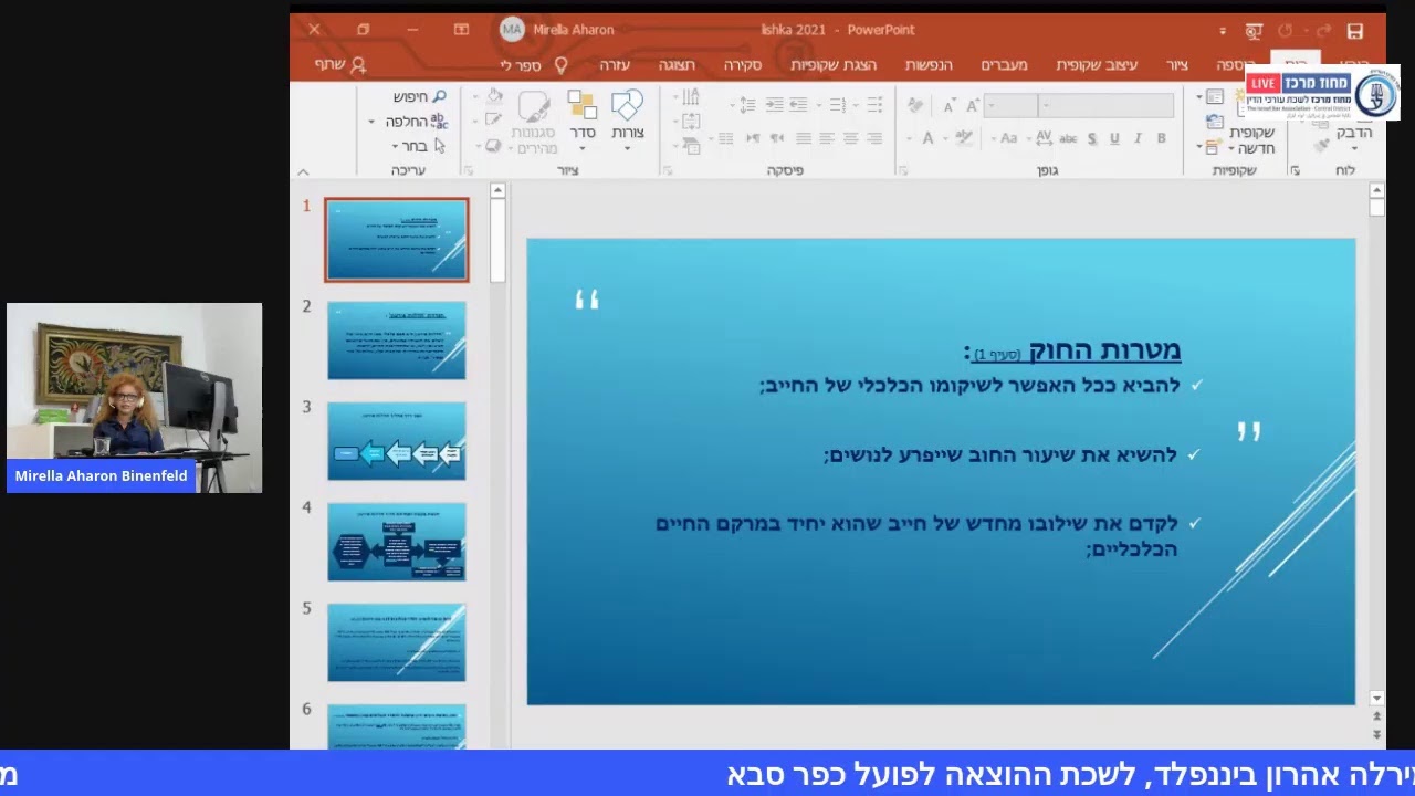 פרויקט מיוחד - מאולמו של רשם/ת ההוצאה לפועל - 