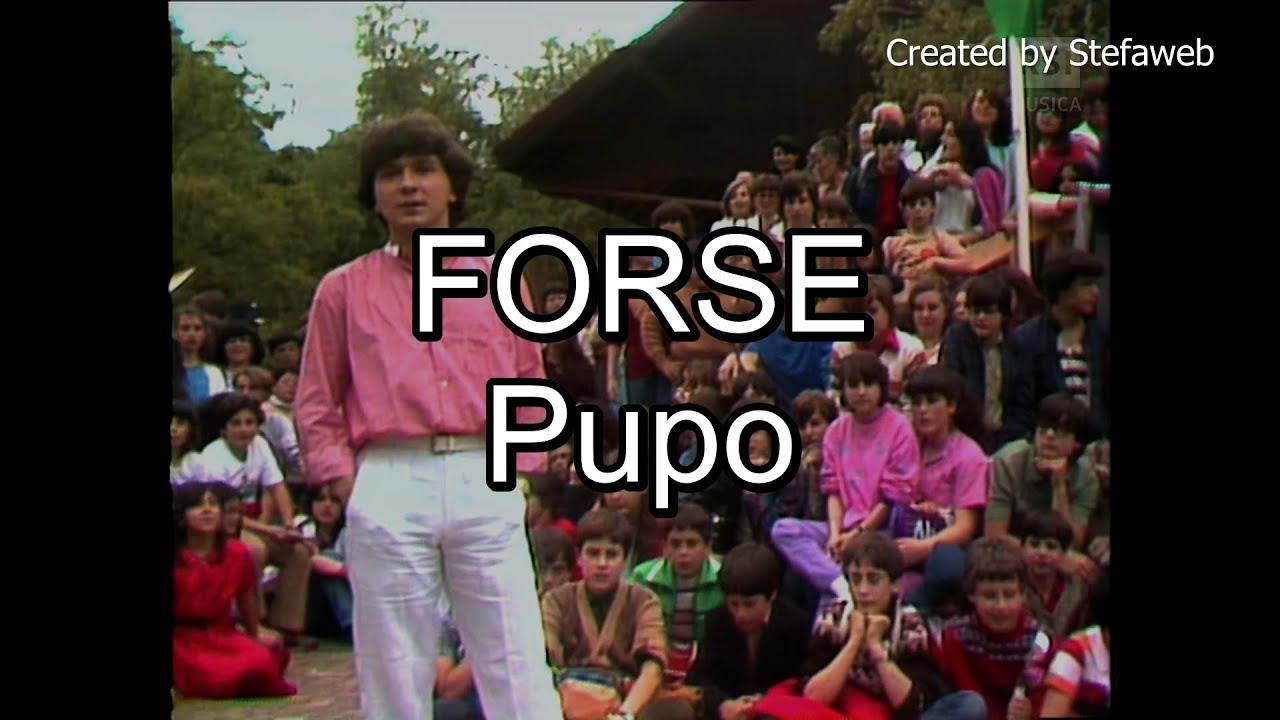 Pupo - Forse (Karaoke Originale + cori)