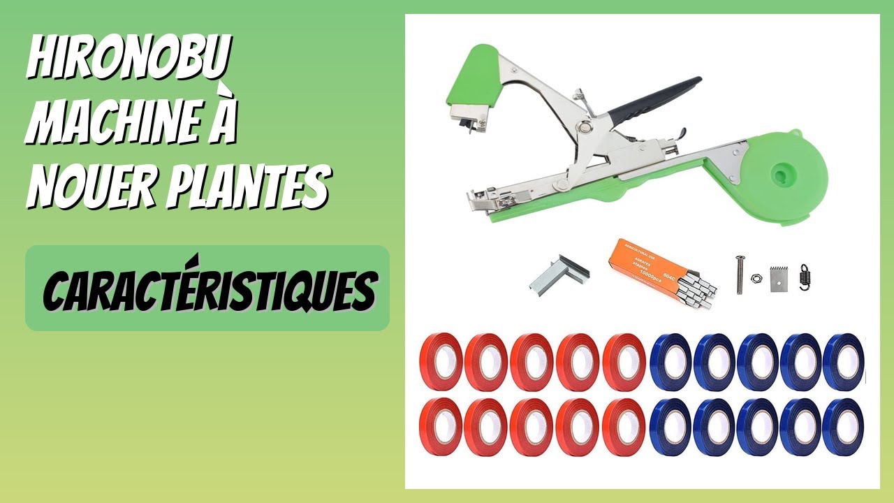 AVIS (2026) : Hironobu Machine à Nouer Plantes. DÉTAILS