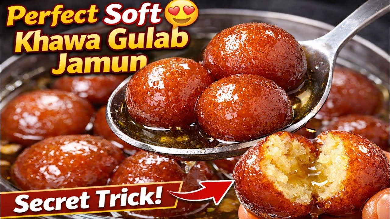 👉 500gm Khawa Gulab Jamun Recipe 😍 | Halwai Style Soft & Juicy | Marathi Recipe