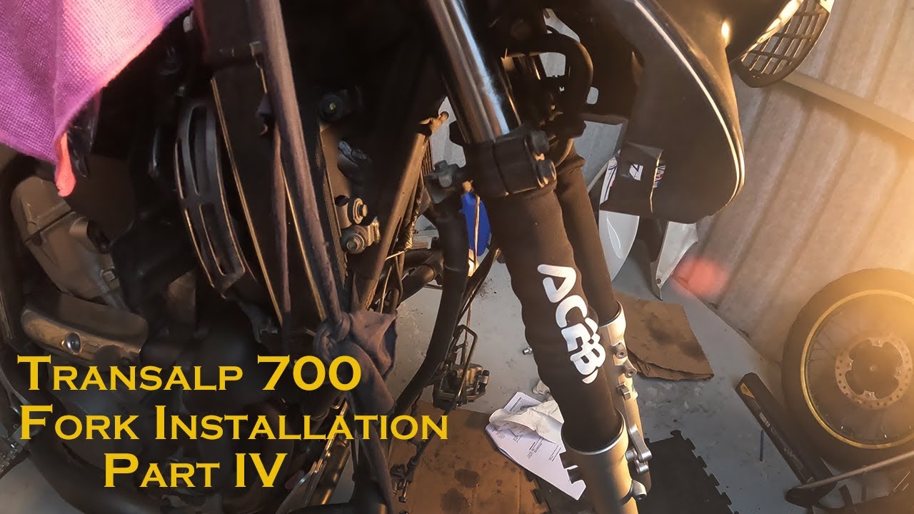 Transalp 700 - Fork Installation Part IV