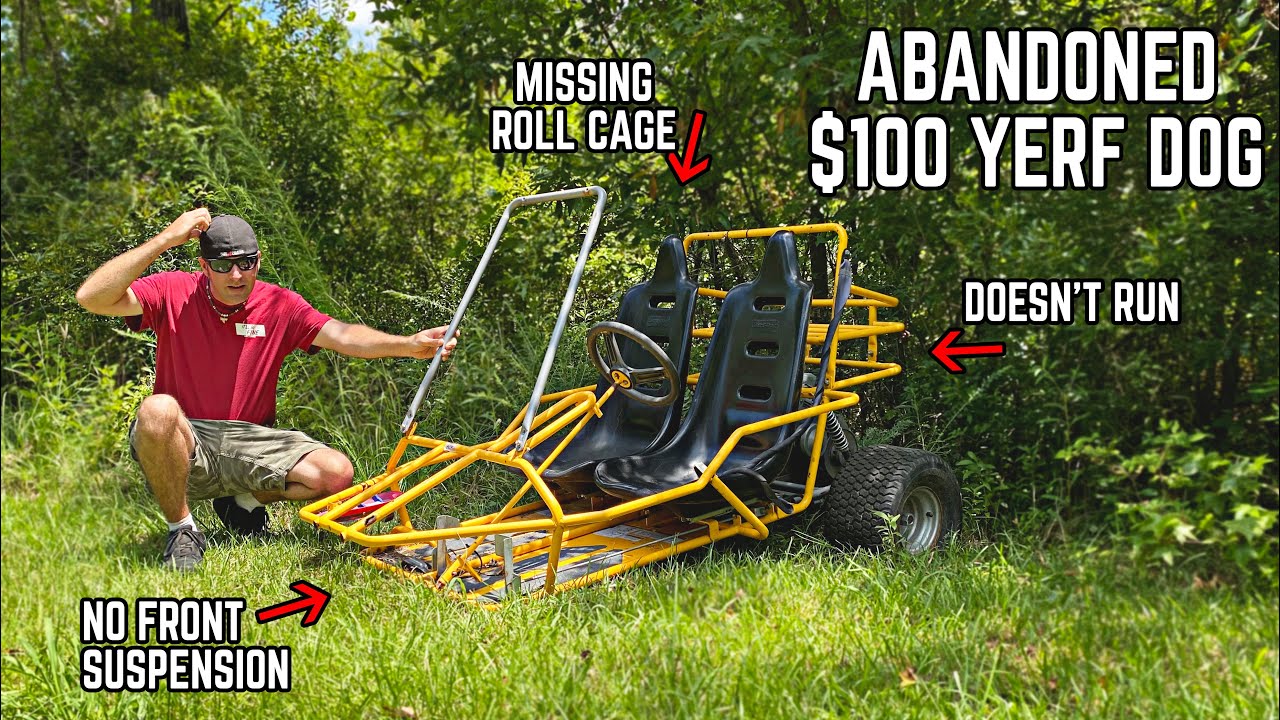We Bought a $100 BASKET CASE Go Kart... Let's Make It Run + Ride!