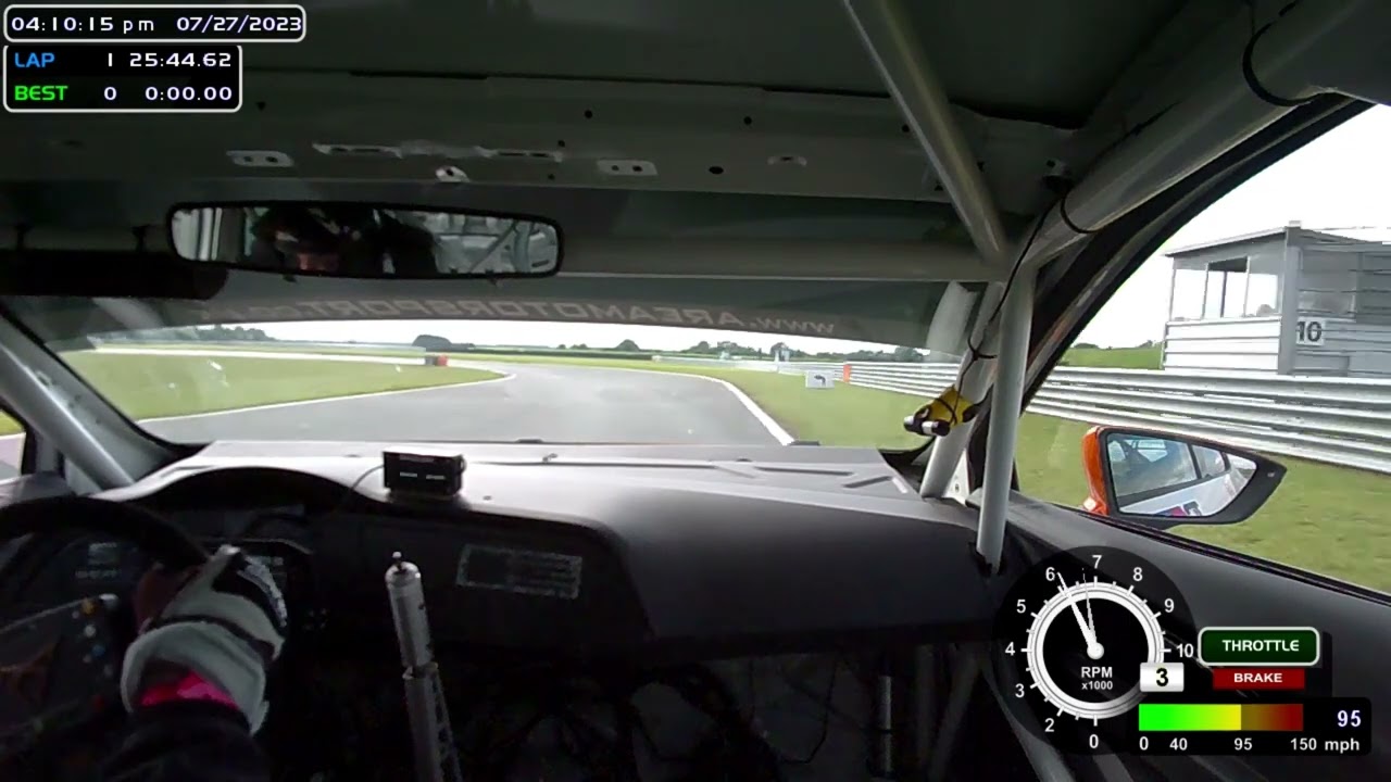 Cupra Leon TCR onboard at Snetterton