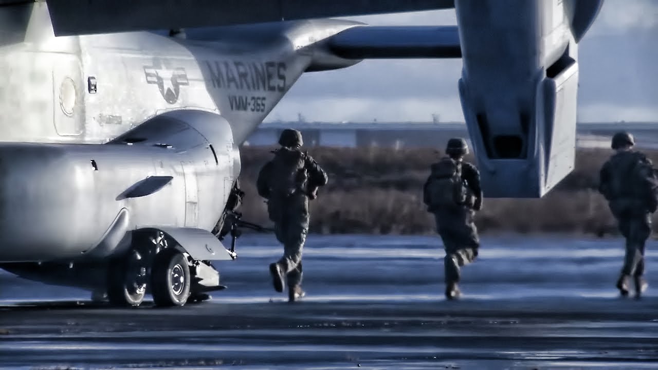 Marines In Iceland To Secure Airfield • Trident Juncture 18