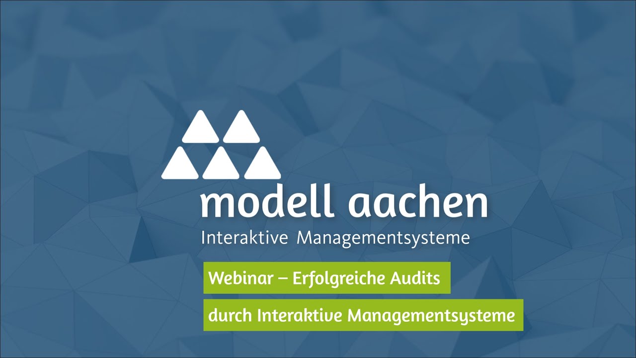 Webinar - Erfolgreiche Audits durch interaktive Managementsysteme