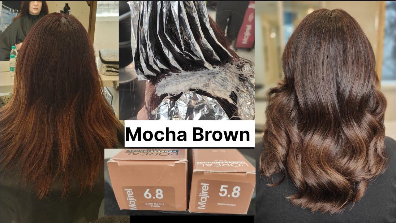 Mocha Brown Haircolor | Step by step | Haircolor tutorial for beginners @ShyamasMakeover Hindi 