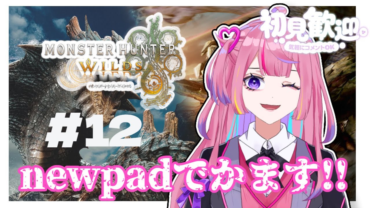 ＃12【＃モンハンワイルズ】newpadハンター活動!! 初見さん◎【参加型】※概要欄必読