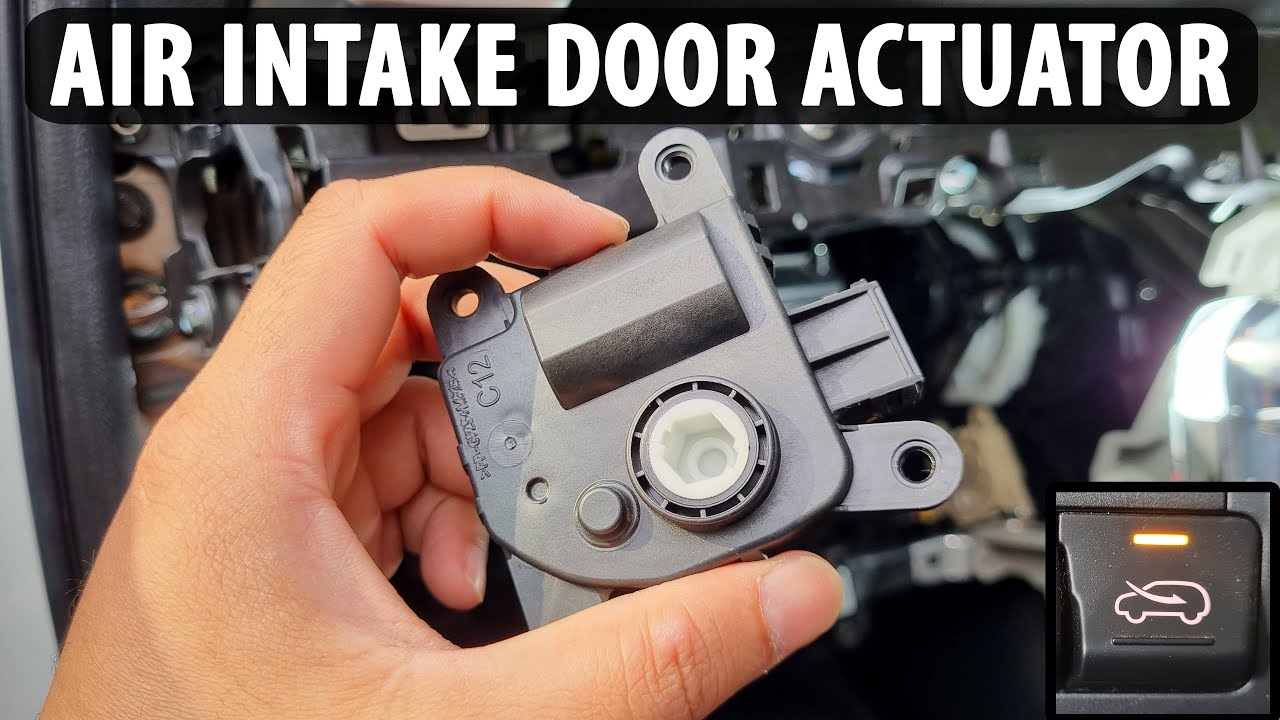 How to replace air intake door actuator in Kia Sportage