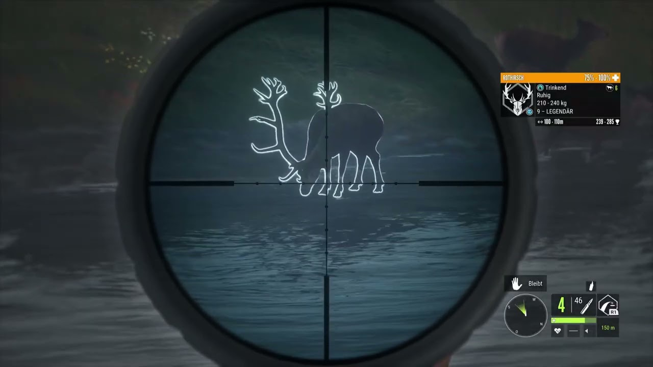 Highlight: Rothirsch Grind Hirschfelden – 6. Diamant Rothirsch! | theHunter CotW (PS5, No Commenta