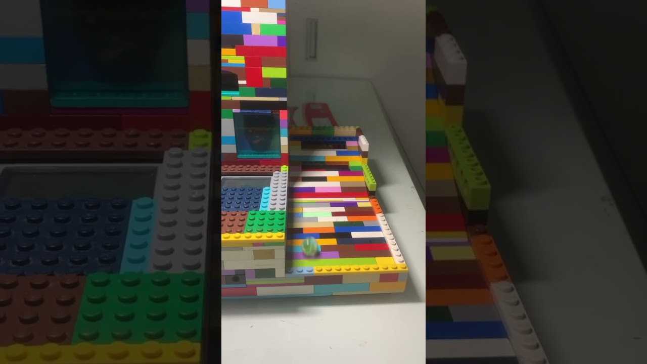 Lego skeeball machine