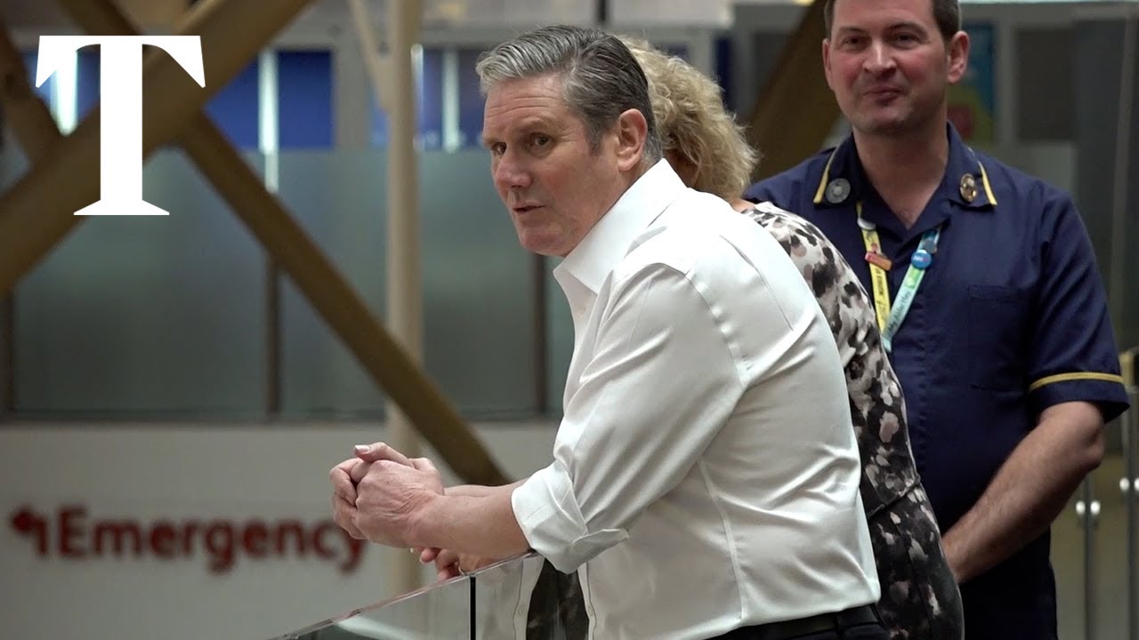 Sir Keir Starmer visits Alder Hey Children's Hospital in Liverpool