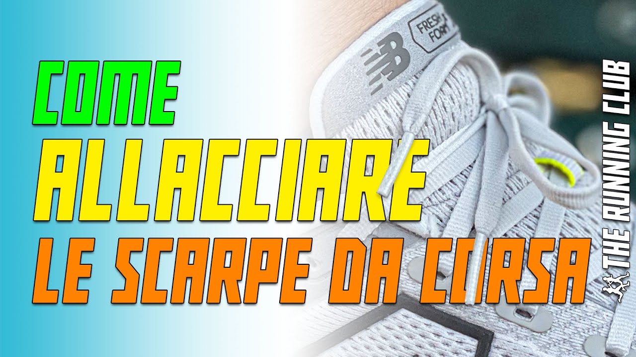 Come allacciare (bene) le scarpe da corsa