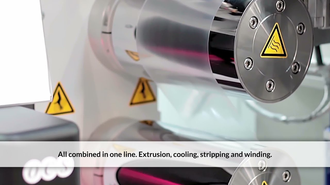 OCS GmbH - Extrusion, Cooling, Stripping, Winding - Cast Film Line (PP, PET, PC, LDPE)