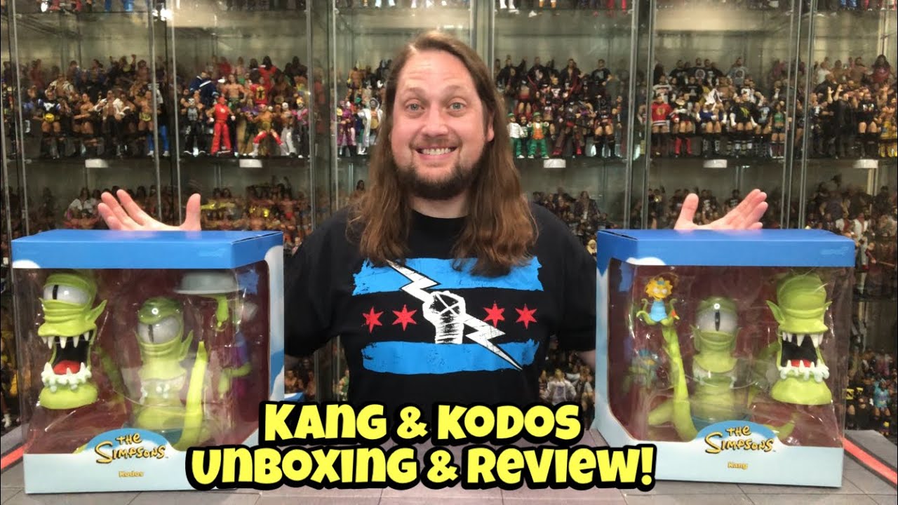 Kang & Kodos Simpsons Super 7 Unboxing & Review!