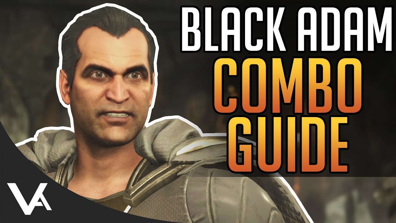 Injustice 2 - Black Adam Combos! Easy Combo Guide For Beginners In Injustice 2