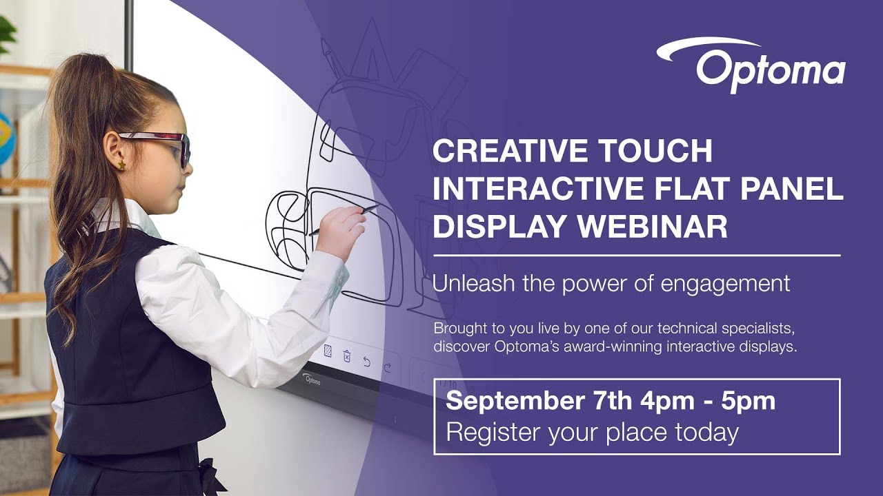 Optoma Creative Touch Interactive Display Webinar - September 2023