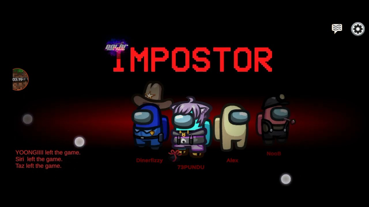 among us mod mod menu cridit-polormods and bomb hacker