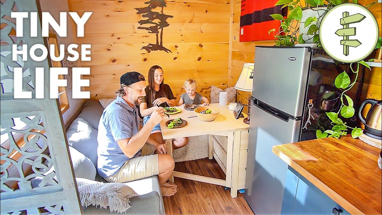Family of 3 Downsize to a Mortgage-Free TINY HOUSE LIFE