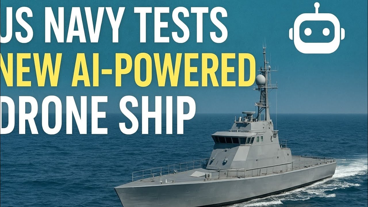 US Navy Tests NEW AI Drone Ship &mdash; Future of War Begins!