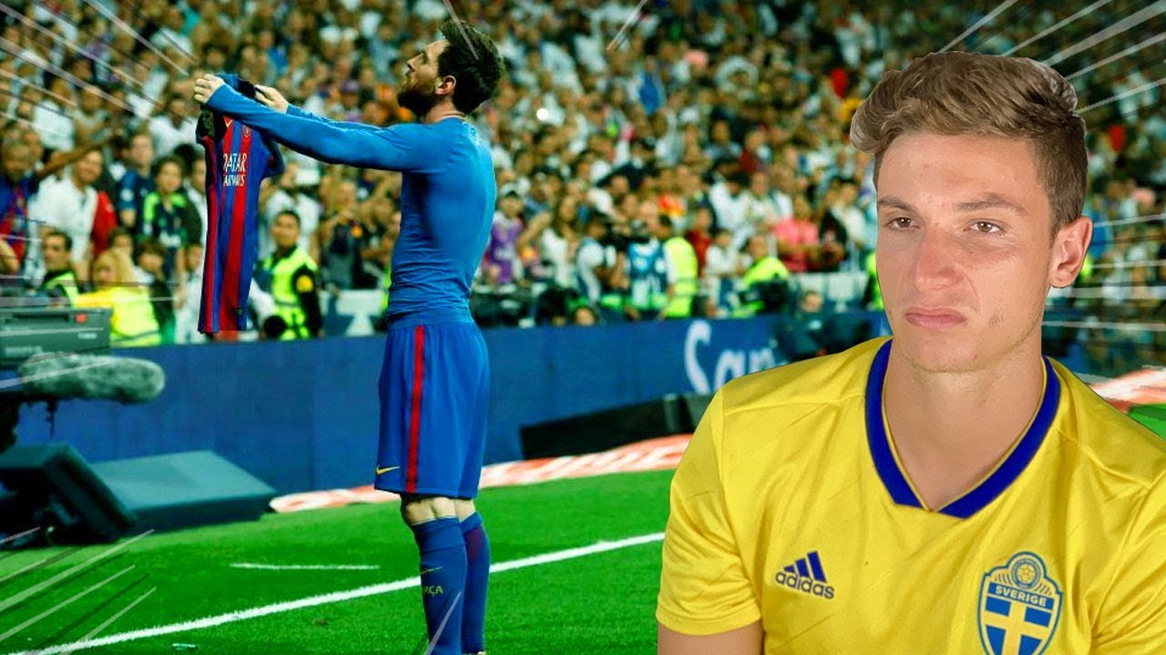 UM FÃ DO CRISTIANO RONALDO REAGINDO À MESSI...