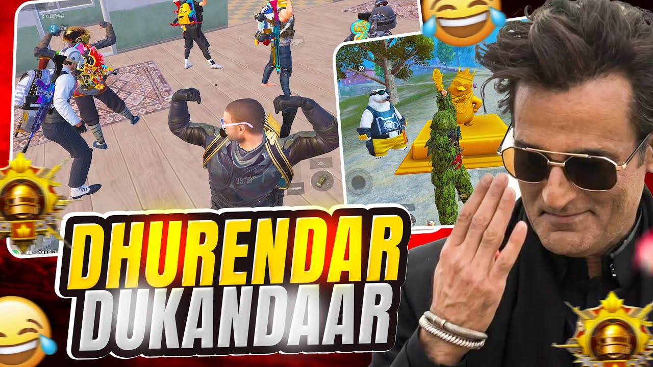 DHURENDAR DUKANDAAR 😂| JEVEL BGMI FUNNY COMMENTARY | RAREST CONQUEROR PLAYER | 
