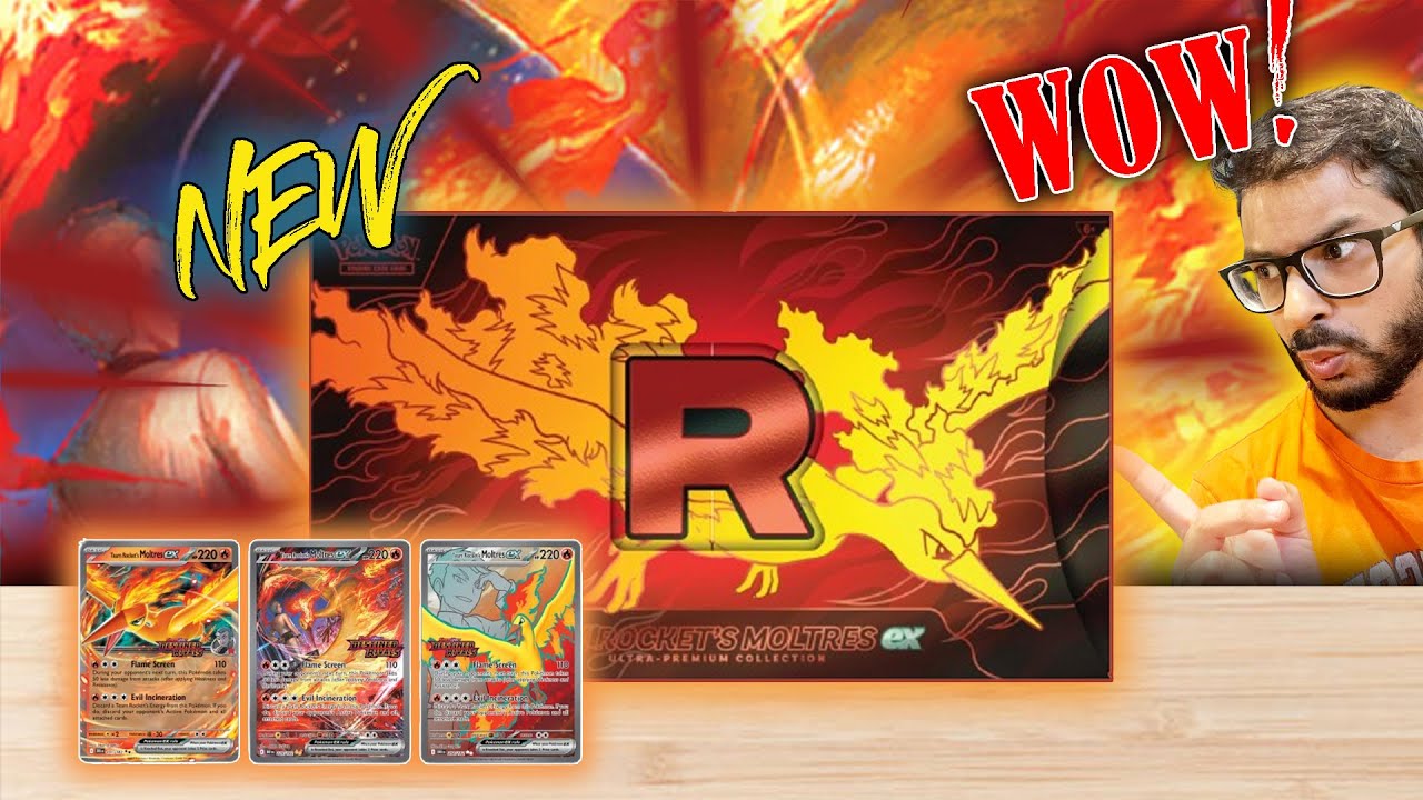 TEAM ROCKET IS BACK! 🚀 HUGE 18-Pack Moltres EX UPC Opening! (EARLY)