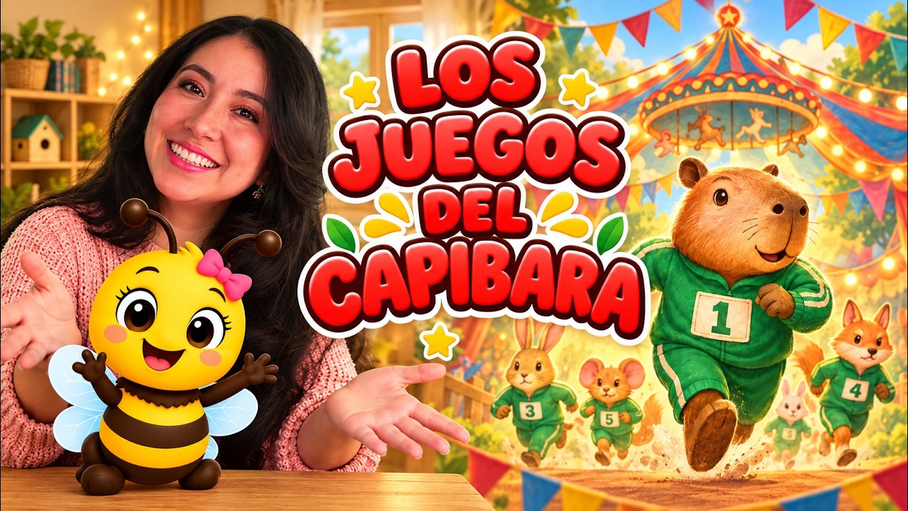 LOS JUEGOS DEL CAPIBARA 🦫🌿 l Cuento para niños l Cuentos Infantiles