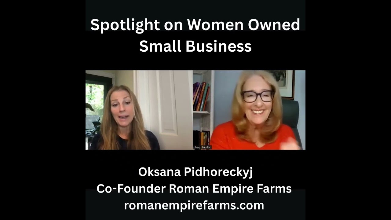 Spotlight on Small Businesses: Meet Oksana Pidhoreckyj