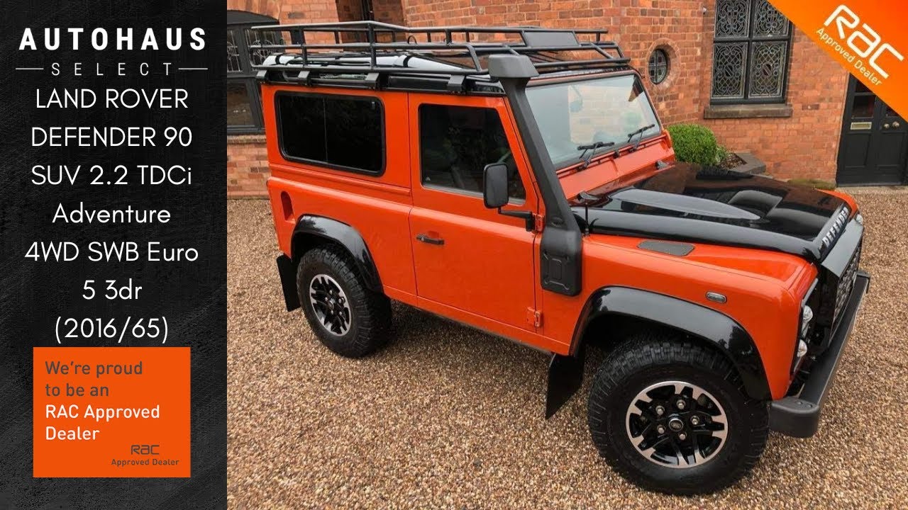 2016 Land Rover Defender 90 Adventure Edition: Collector's Dream in Phoenix Orange | Autohaus Select