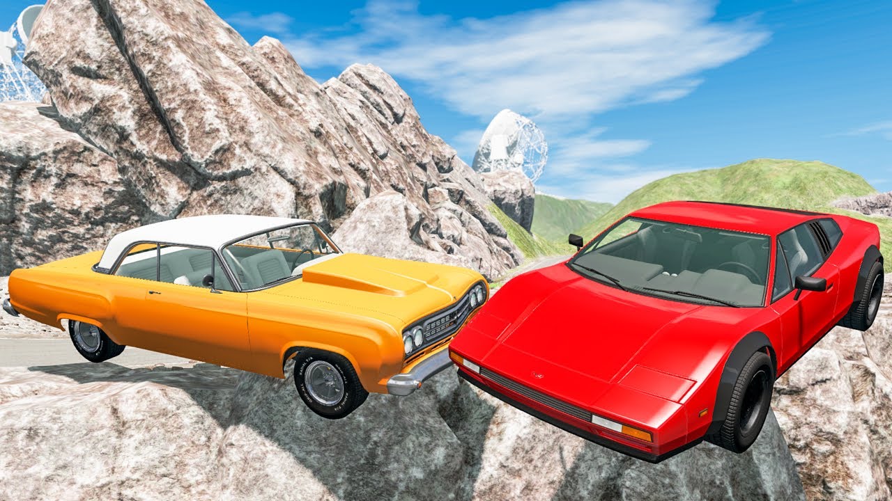 Cliff Drops #37 - BeamNG DRIVE | SmashChan