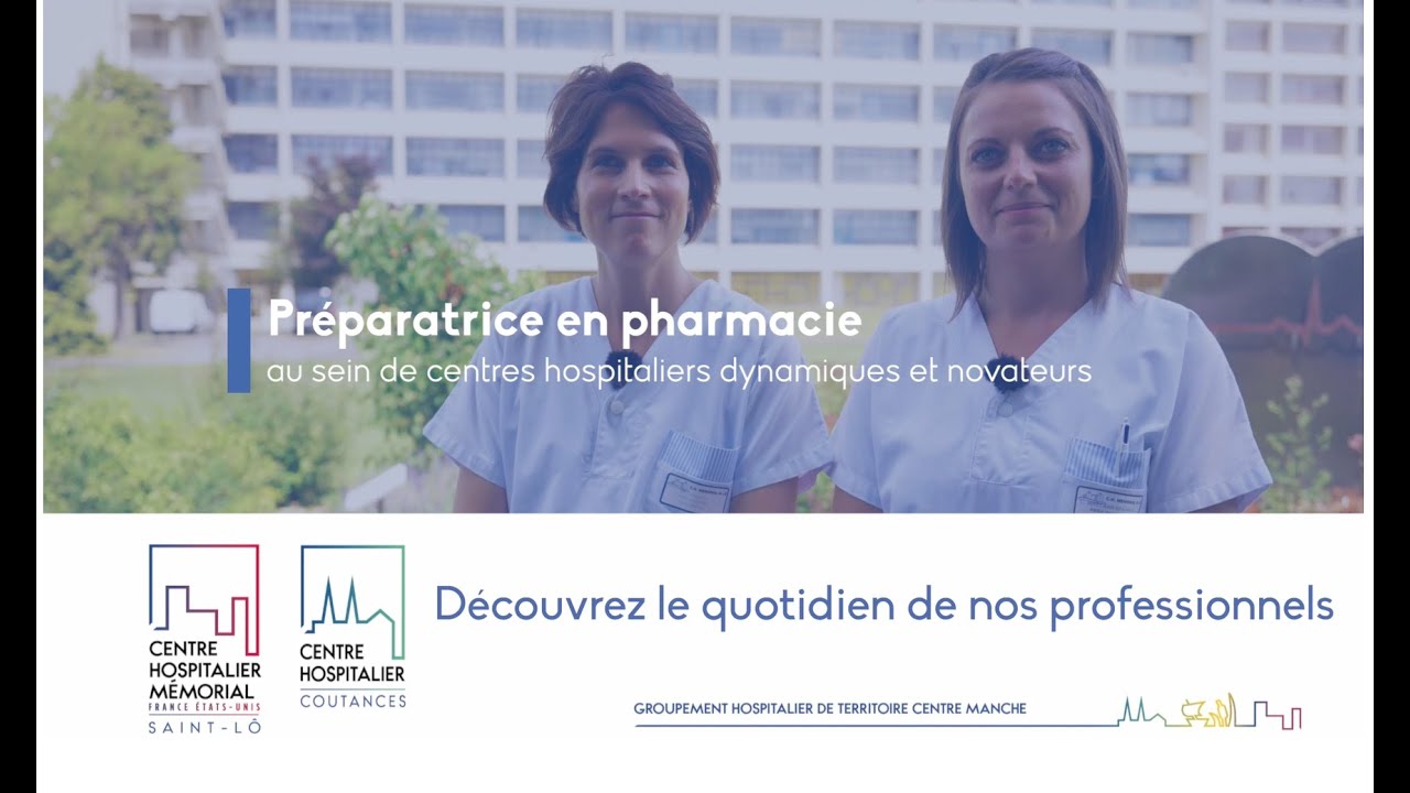 Le métier de préparateur.trice en pharmacie au sein des CH de Saint-Lô et Coutances