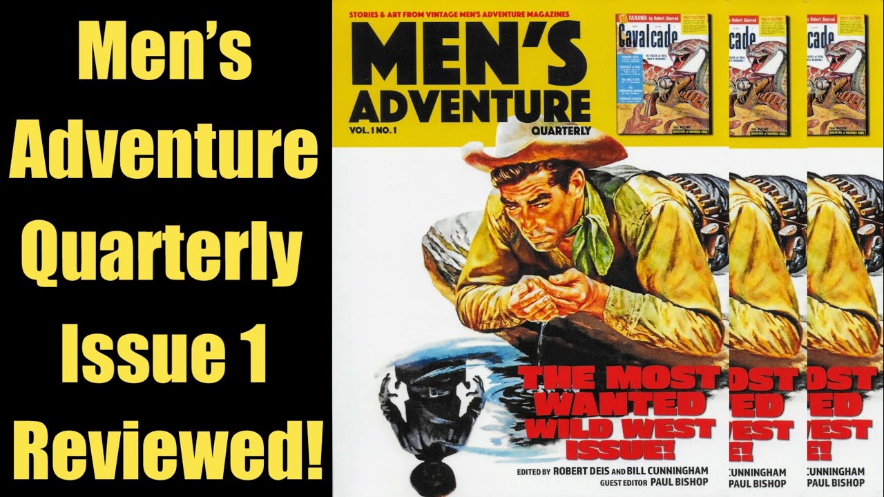 Men's Adventure Quarterly - Issue One - All Western Premiere - Reviewed - Men's Adventure Magazines!