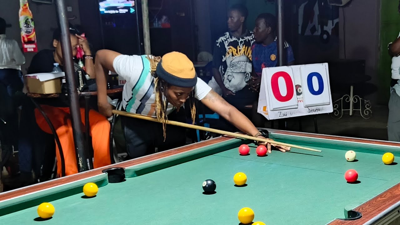 Zaimatt Vs Diana.  UPPER VOLTA VALENTINE'S LADIES' DAY OUT.  ROUND 2, RACE TO 5.