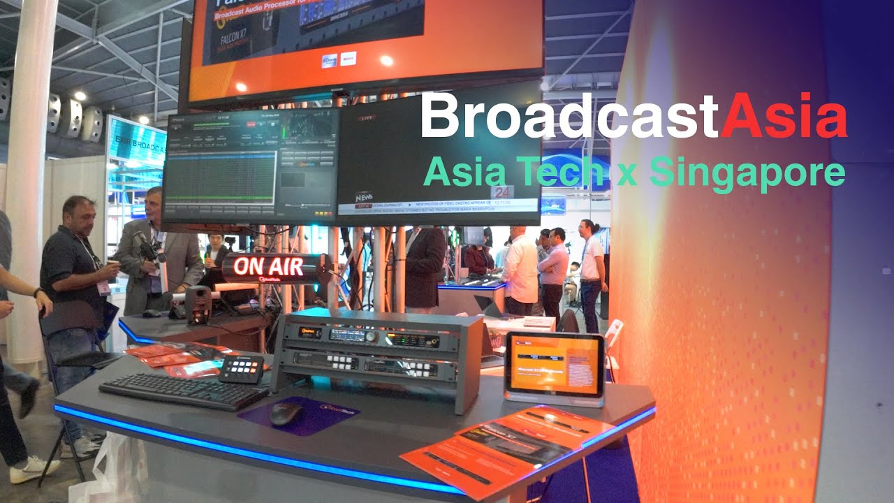 Broadcast Asia 2024 Asia Tech Singapore Exhibition | 29-31 May | Walkabout 4K