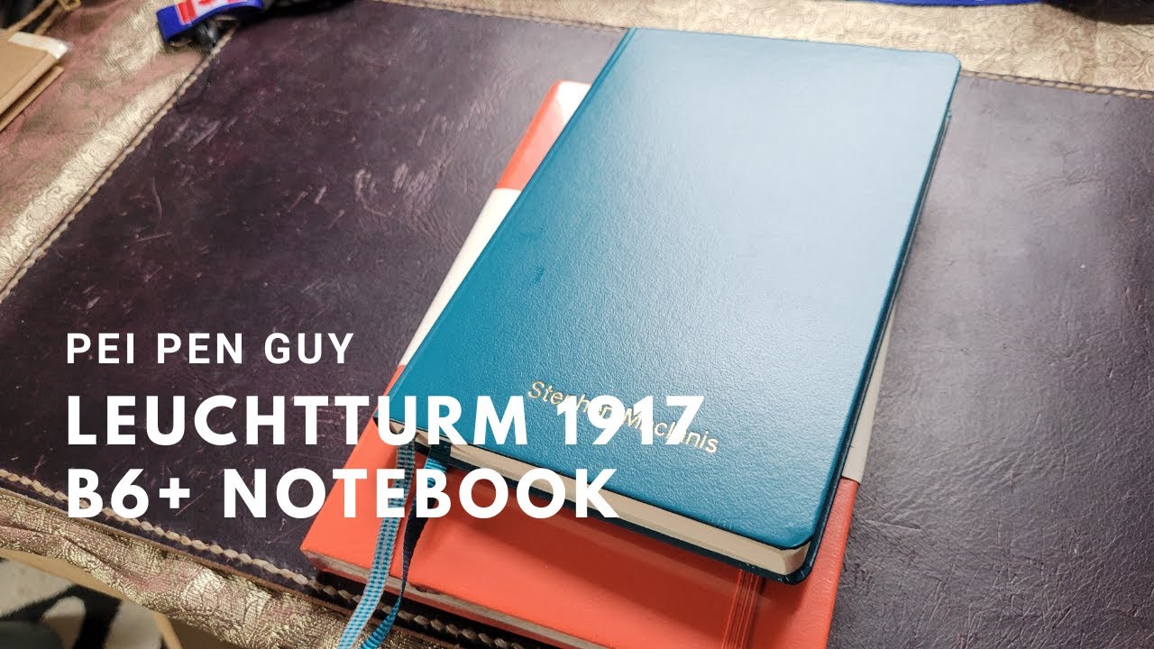 Leuchtturm 1917 B6+ Pacific Green Notebook Personalized.