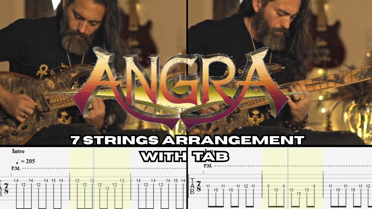 ANGELS AND DEMONS - ANGRA - WITH TAB --7 STRING GUITAR ARRANGEMENT