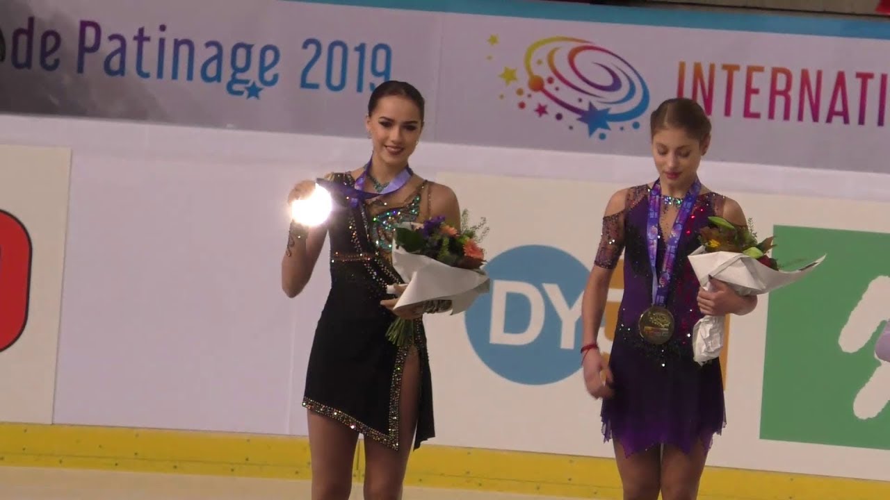 Alina Zagitova International GP France 2019 VC A1 HQ!