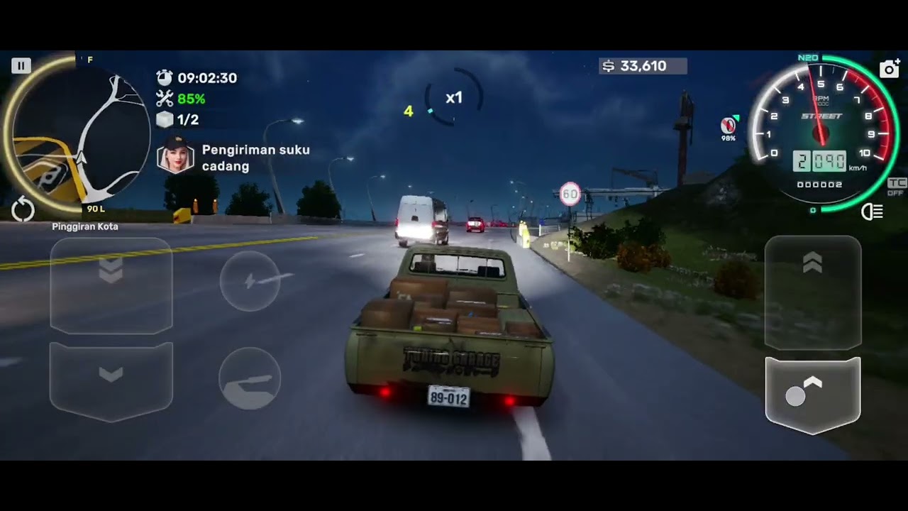 Menjadi kang paket Di Carx Street Mobile