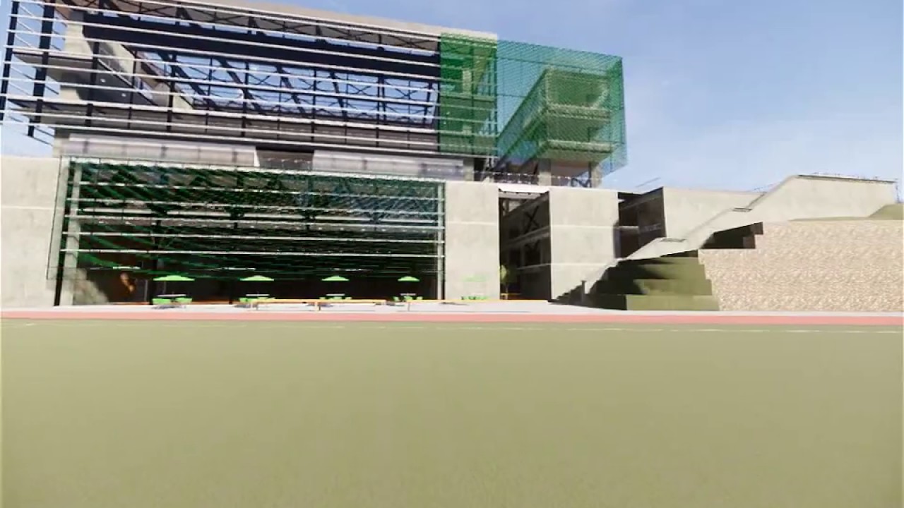 Centro Deportivo Uniandes Walkthrough Revit - Enscape