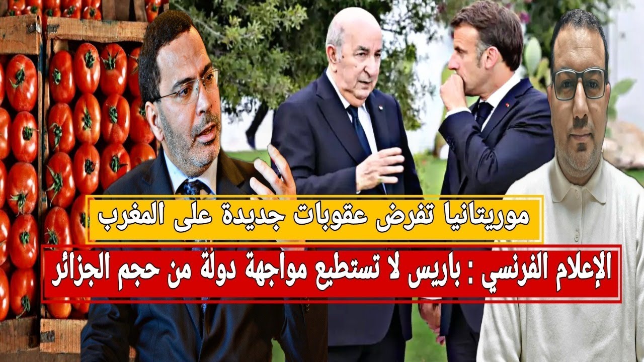 الإعلام الفرنسي: باريس لا تستطيع مواجهة الجزائر/موريتانيا تفرض عقوبات جديدة على المغرب/الخلفي يفضح