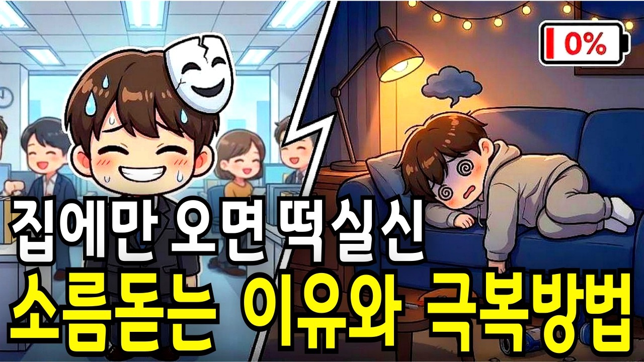 퇴근 후 소파에 쓰러져 꼼짝도 할 수 없는 진짜 이유 (당신 잘못이 아닙니다)
