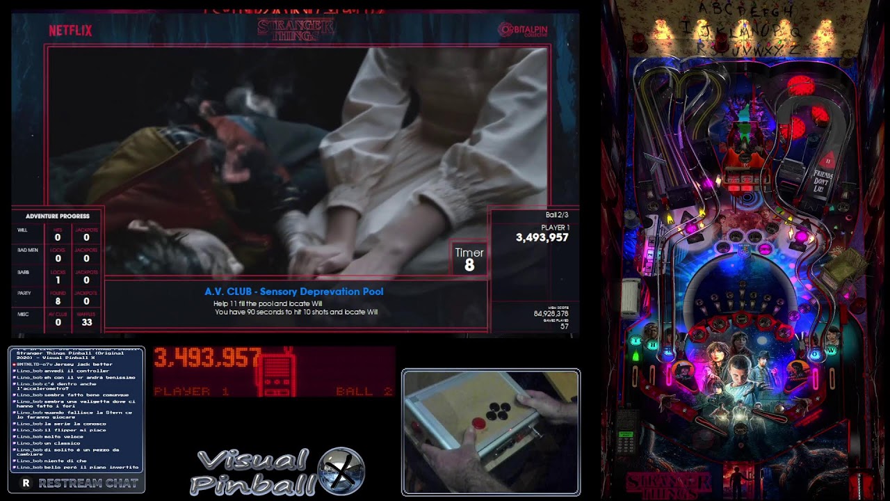 Stranger Things Pinball (Original 2020) - Visual Pinball X